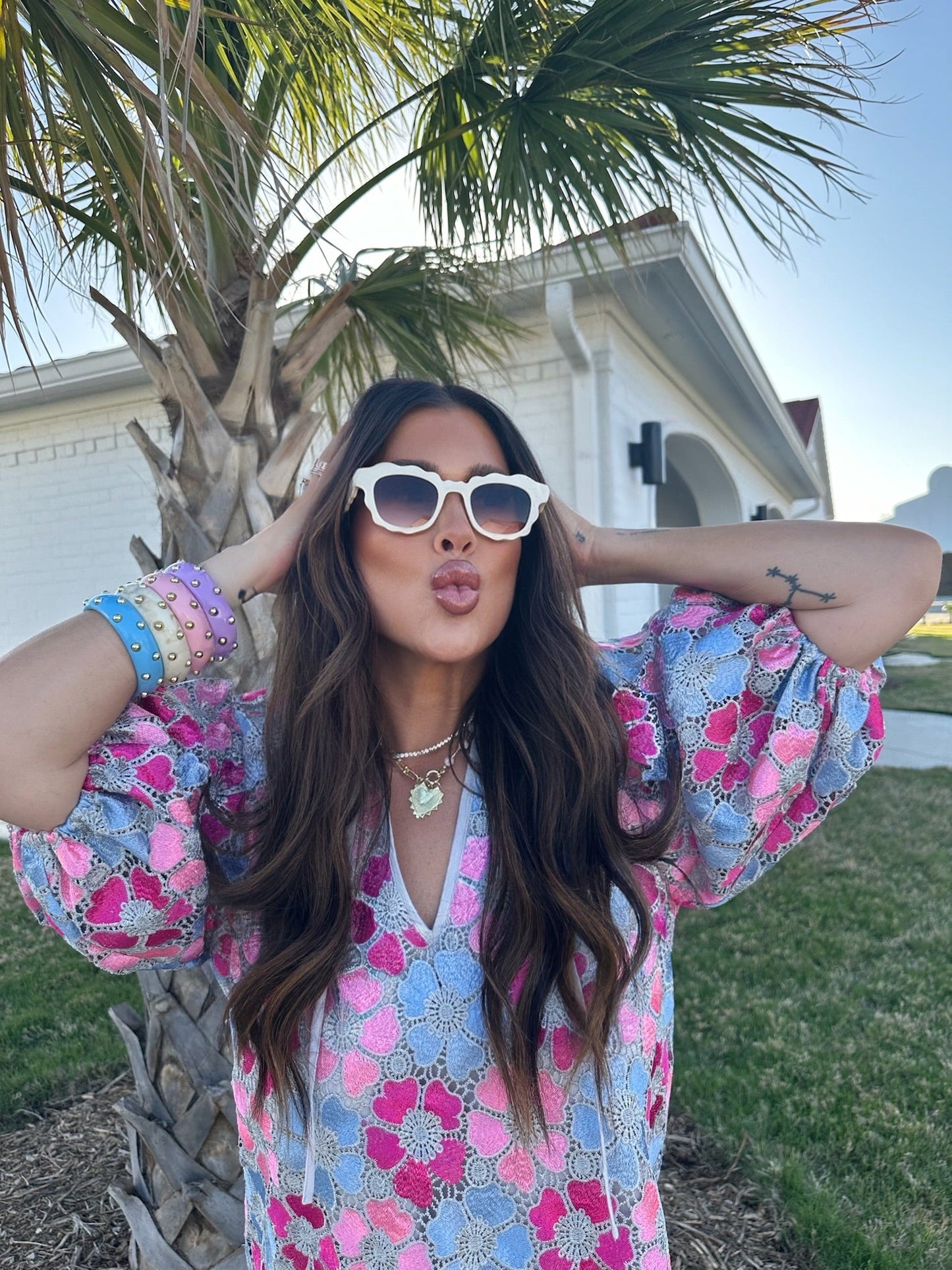 BuddyLove Deb Flower Power Mini Dress