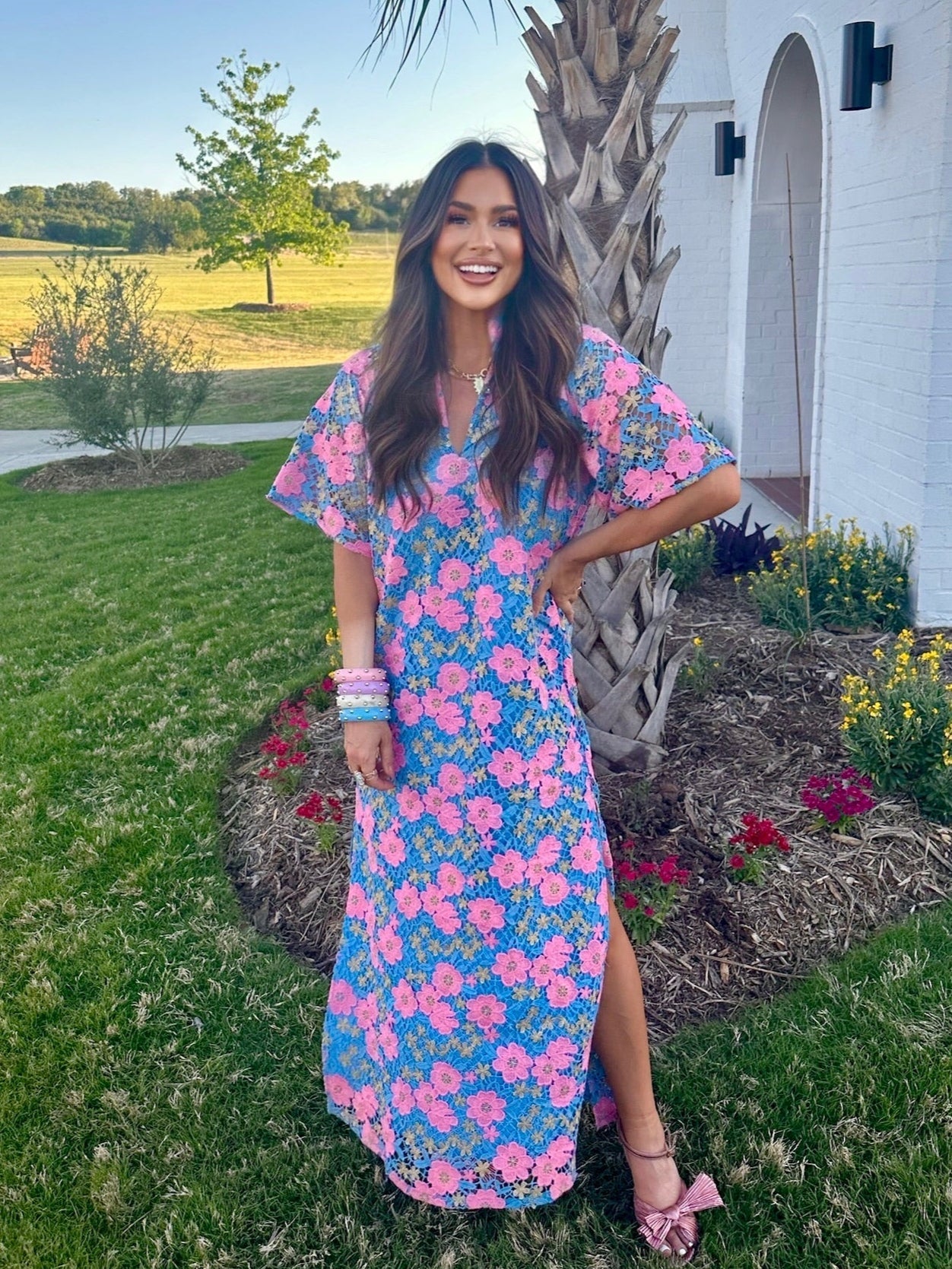 leighton maxi dress Leighton Pansy Maxi Dress
