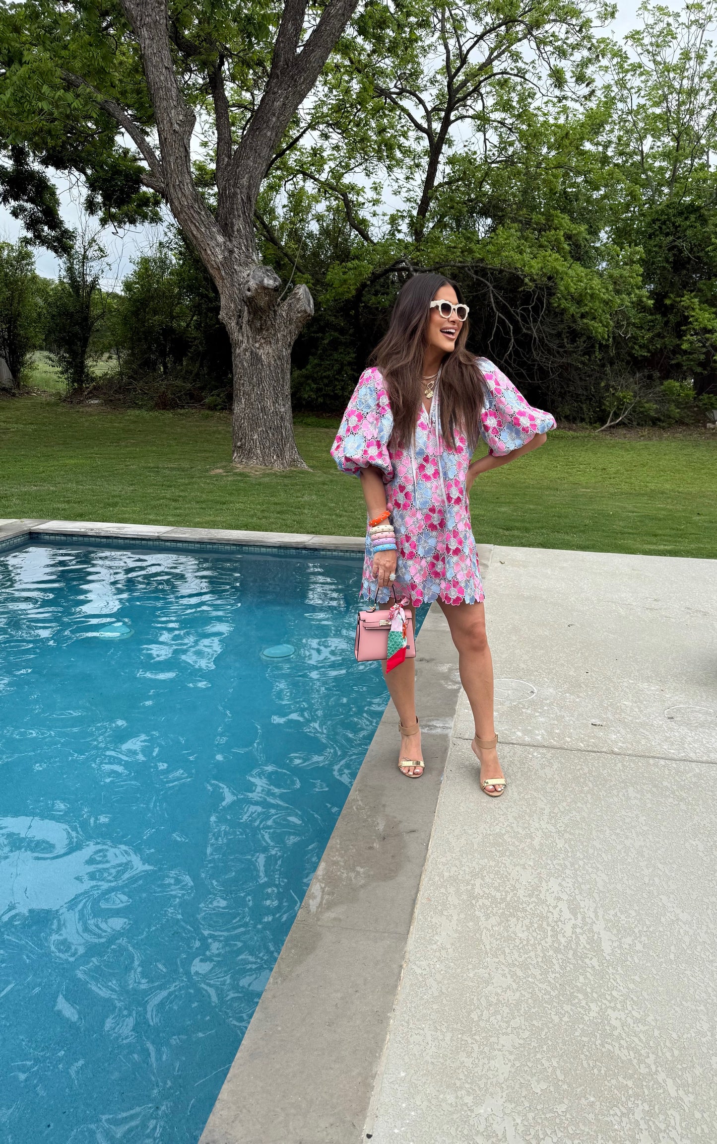 BuddyLove Deb Flower Power Mini Dress