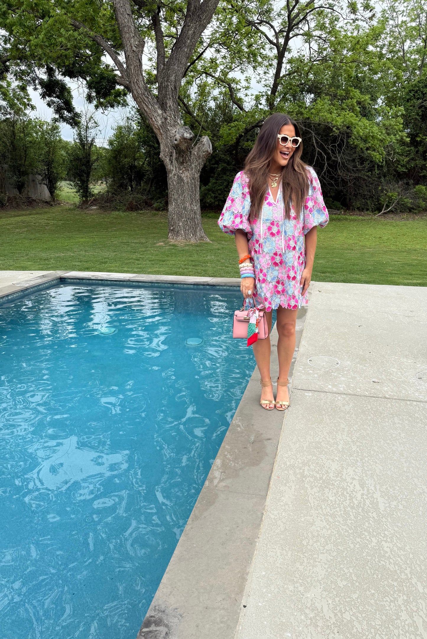 BuddyLove Deb Flower Power Mini Dress