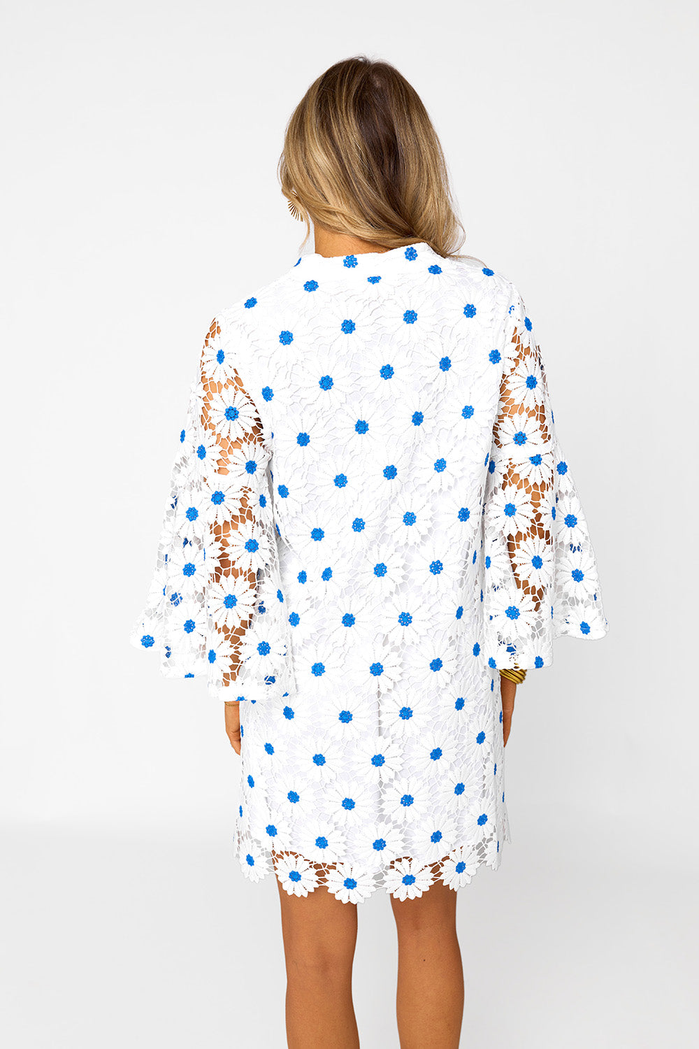 BuddyLove Wren Lace Mini Dress - Ultramarine