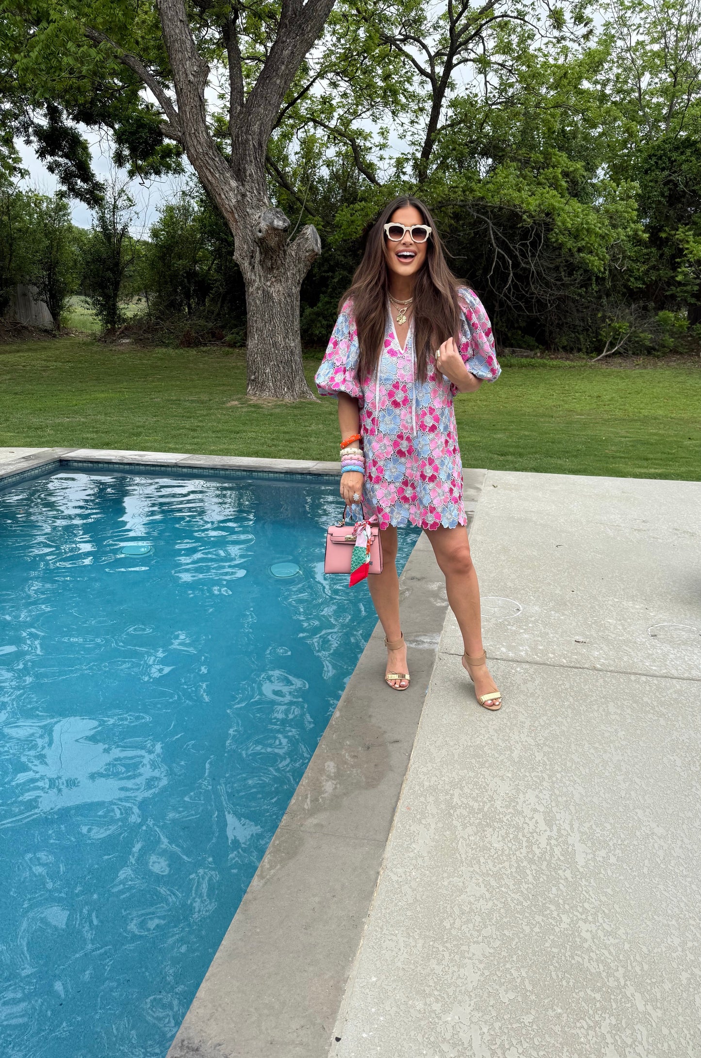 BuddyLove Deb Flower Power Mini Dress