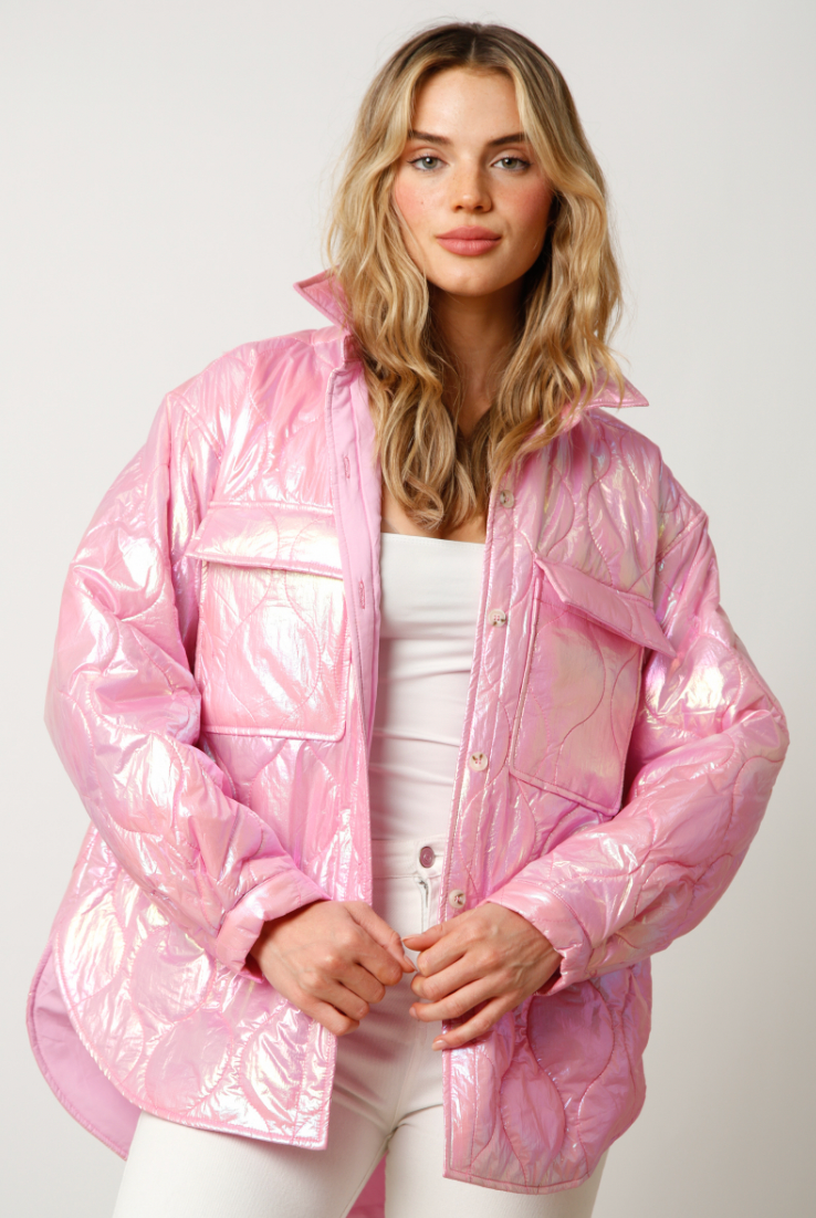 Metallic 2025 winter jacket