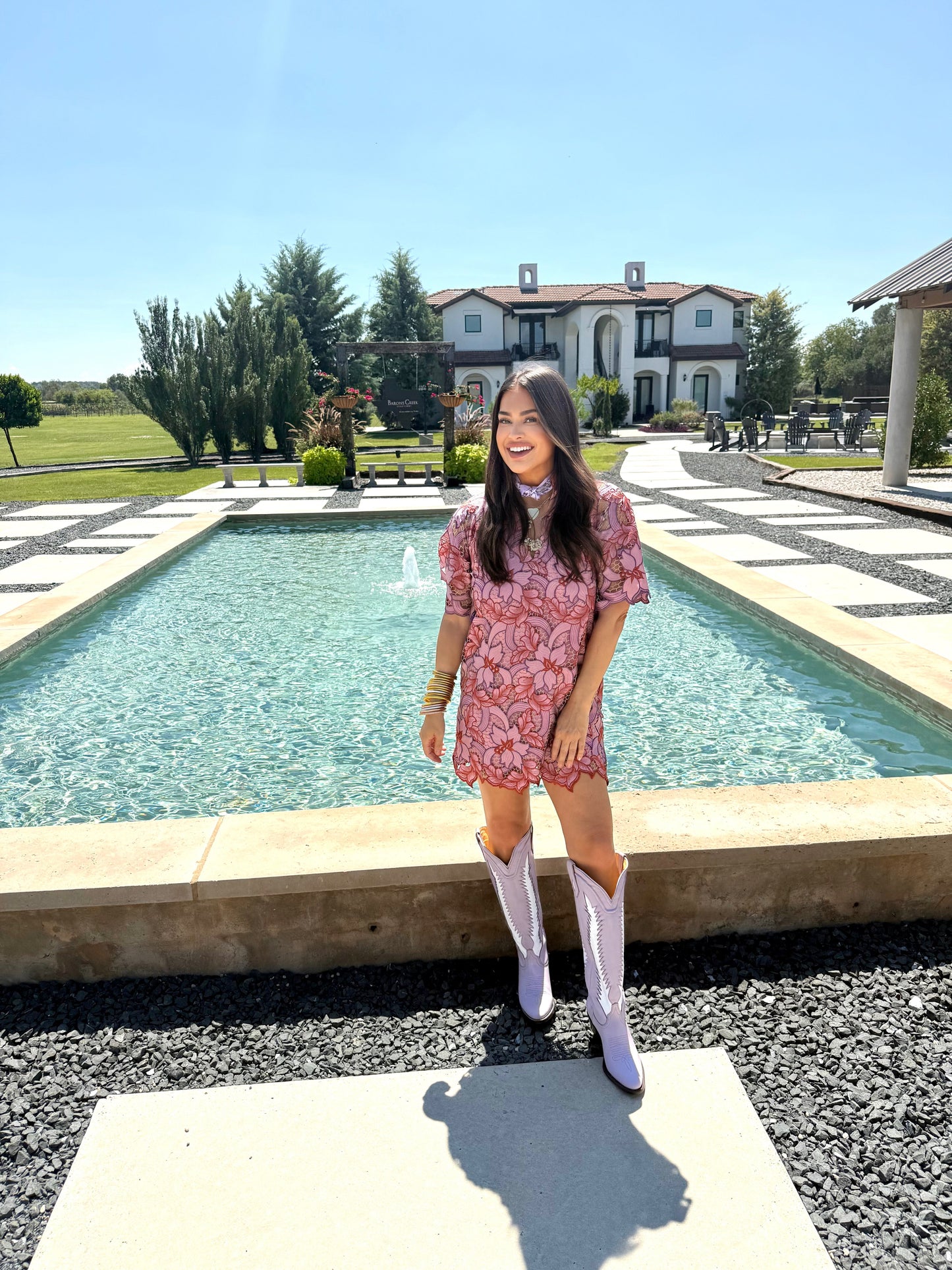 Lulu Short Sleeve Mini Caftan- Autumn