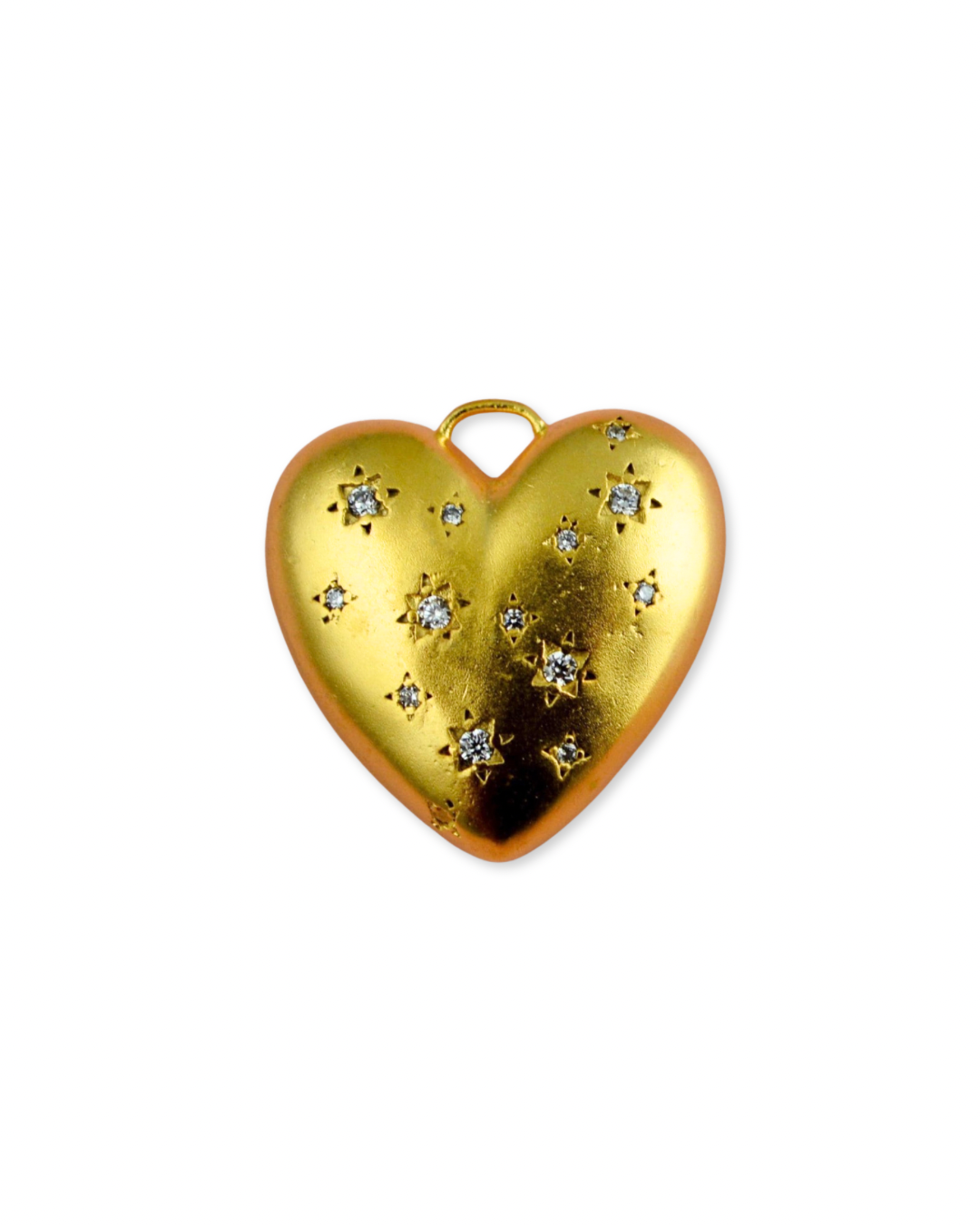 Sparkling Heart Charm