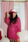 BuddyLove Adeline Sequin Wrap Dress - Guava