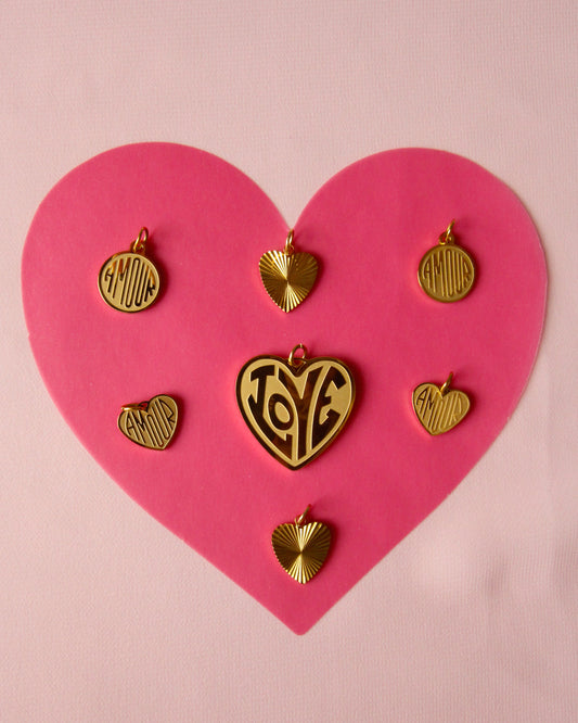 Large Love Heart Charm