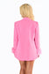 BuddyLove Elle Feather Trim Blazer - Pink