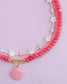 Popsicle Pink Candy Gem Necklace