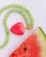 Melon Green Candy Gem Necklace