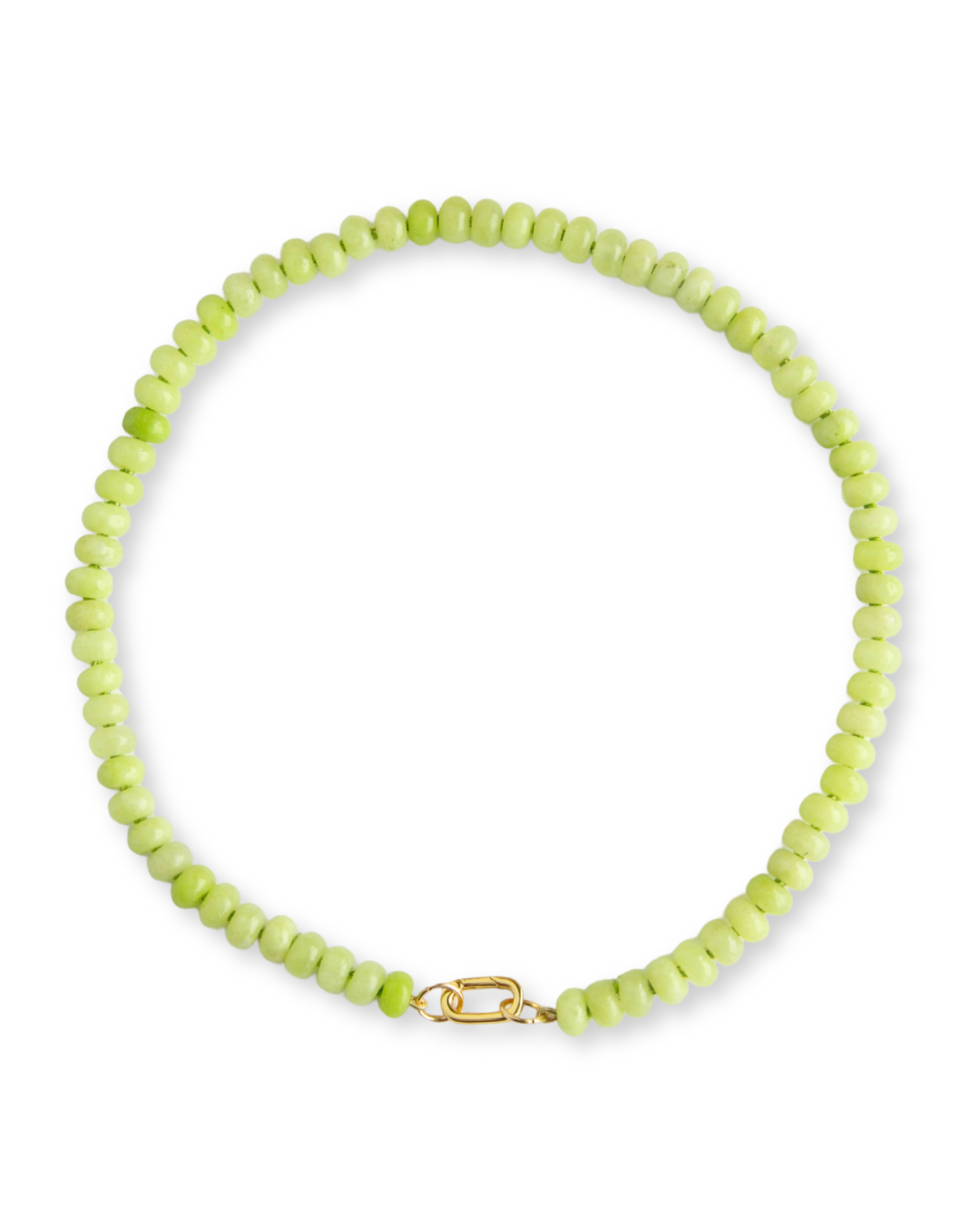 Melon Green Candy Gem Necklace
