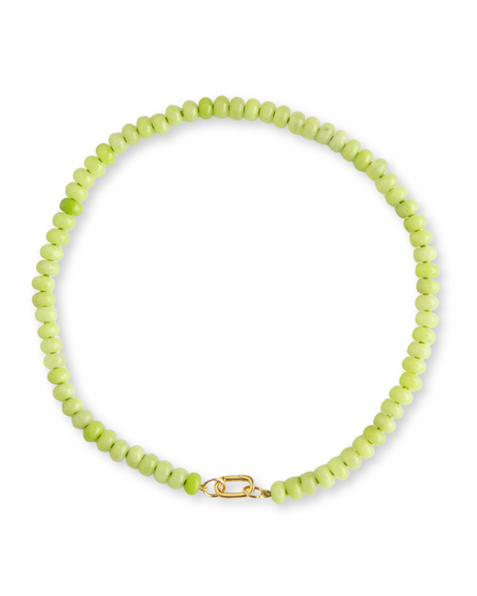 Melon Green Candy Gem Necklace