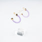 Mini  Hoops - Lavender
