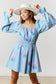 MirrorBall Cowgirl - Blue Sequin Dress
