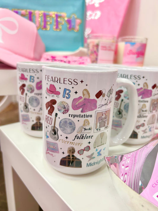 All the ERAS! Swiftie Coffee Mug