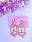 Veuve Please! - Press for Champagne Pink Earrings