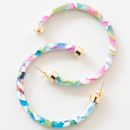 Hoops - Rainbow Confetti