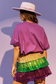 Mardi Gras! - Sequin Chenille Patch Purple T-Shirt