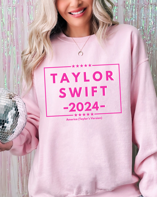 TAYLOR 2024 - Pink Swiftie Sweatshirt
