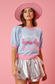 Howdy Nashville! - Baby Blue Puff Sleeve Sweater