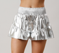 Pool Day! - Metallic Silver Shorts