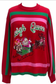 QUEEN OF SPARKLES Christmas 'Sleigh Queen' Santa Stripe Sweater