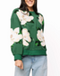 QUEEN OF SPARKLES Dark Green Magnolia Sweatshirt