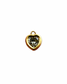 Clear Heart Gem Bezel Charm