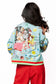 QUEEN OF SPARKLES Aqua Dogs on Santas Sleigh Sweatshirt