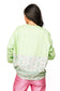 QUEEN OF SPARKLES Light Green 'Twas the Night Before Christmas' Tree Scene Sweatshirt