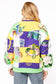 QUEEN OF SPARKLES Mardi Gras Checkered Icon Sweatshirt